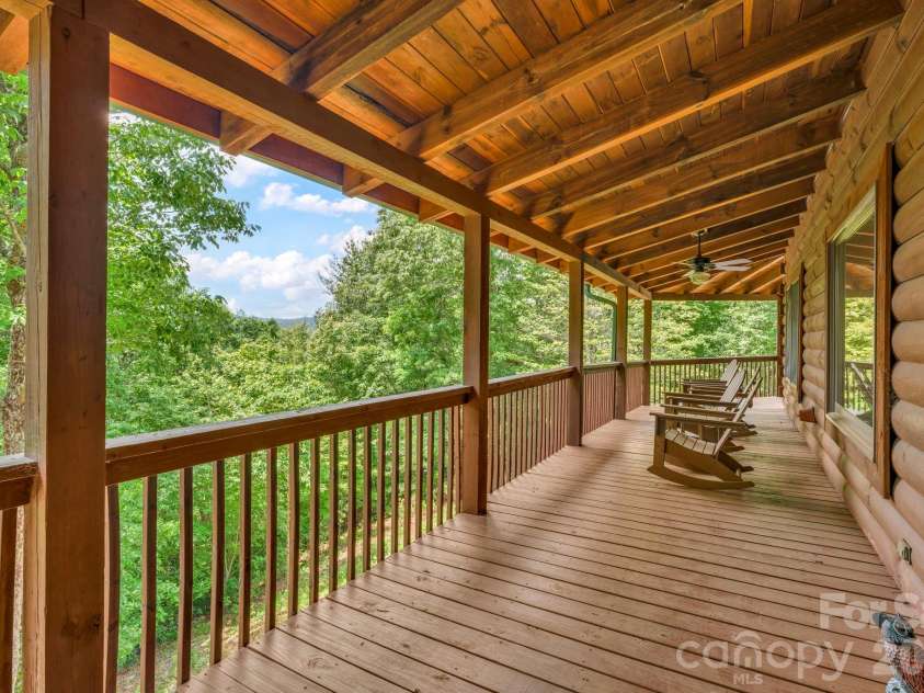 328 Nile Park Drive, Blowing Rock, NC 28605.  MLS# CAR4388511, YatesRealty ID 36961. Soft & seasonal mountain view from decks