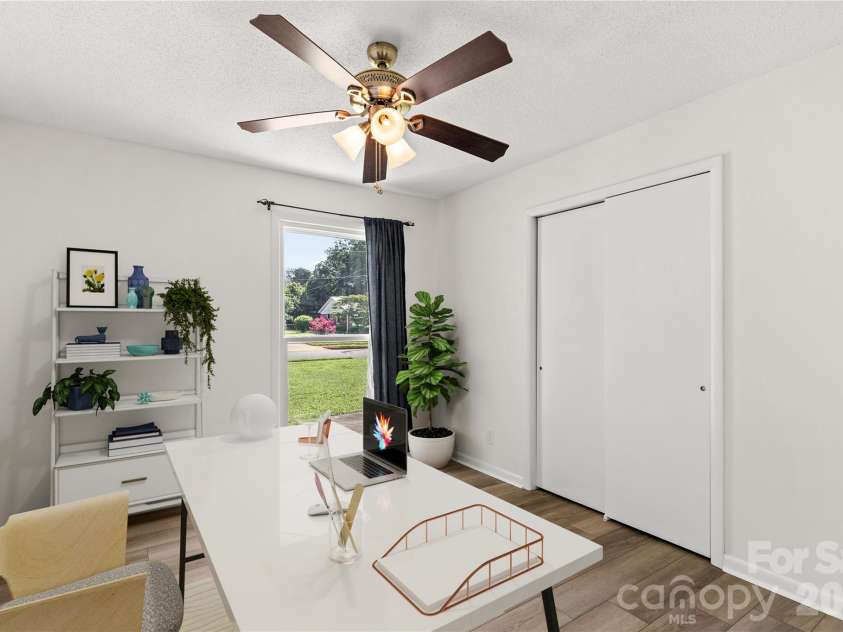 755 Emorywood Lane, Rock Hill, SC 29730.  MLS# CAR4391462, YatesRealty ID 36968. Virtually staged bedroom # 3.  Would be a great space for a home office