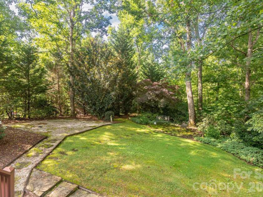 30 Brookside Drive, Columbus, NC 28722.  MLS# CAR4402139, YatesRealty ID 36972. Back yard