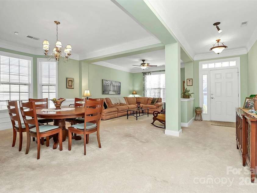 3229 Sapphire Lane, Fort Mill, SC 29708.  MLS# CAR4220296, YatesRealty ID 3698. View Living/Dining/Foyer
