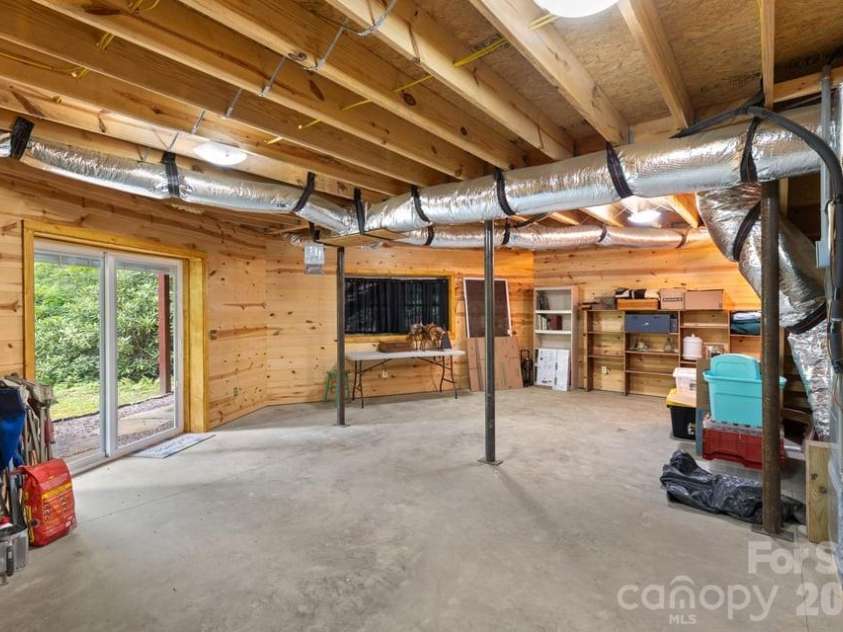 4435 Flat Mountain Road, Highlands, NC 28741.  MLS# CAR4402768, YatesRealty ID 36981. Unfinished Bonus Space in Walkout Basement