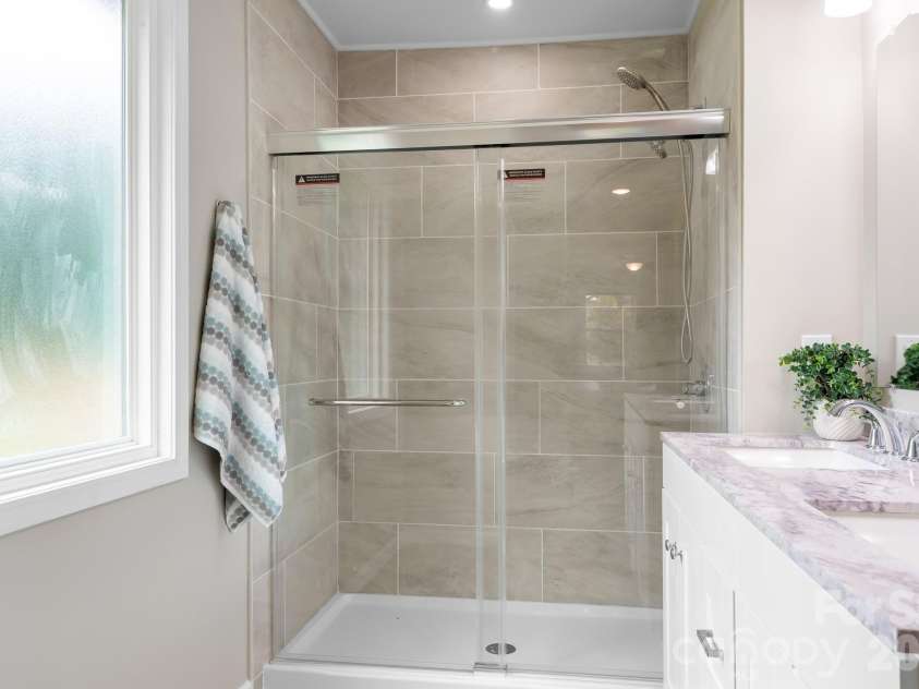 3388 Rhyne Forest Road, Iron Station, NC 28080.  MLS# CAR4402523, YatesRealty ID 36990. Primary bathroom