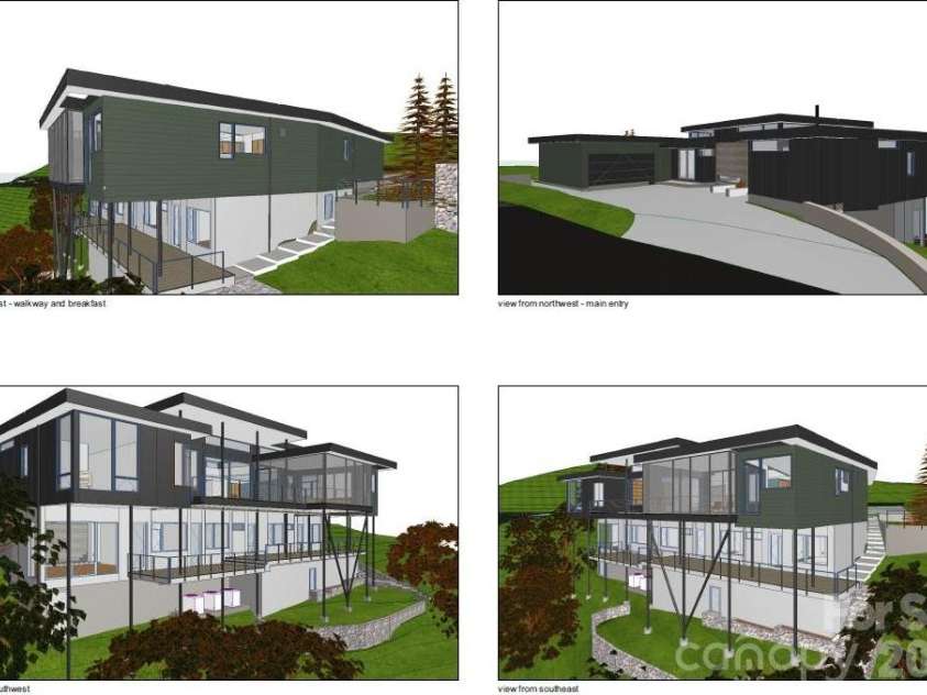 811 Town Mountain Road, Asheville, NC 28804.  MLS# CAR4401044, YatesRealty ID 36993. Architectural renderings