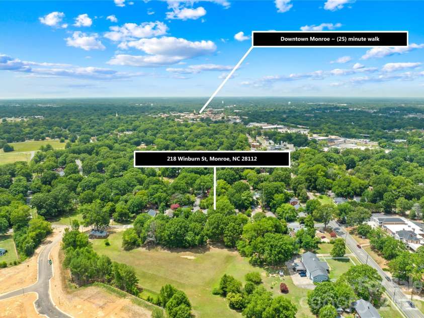 218 Winburn Street, Monroe, NC 28112.  MLS# CAR4399866, YatesRealty ID 36999. 