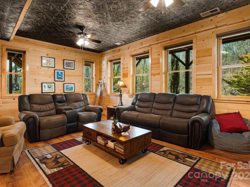 3695 Hwy 9 Highway, Mill Spring, NC 28756.  MLS# CAR4235096, YatesRealty ID 3700. Downstairs Den
