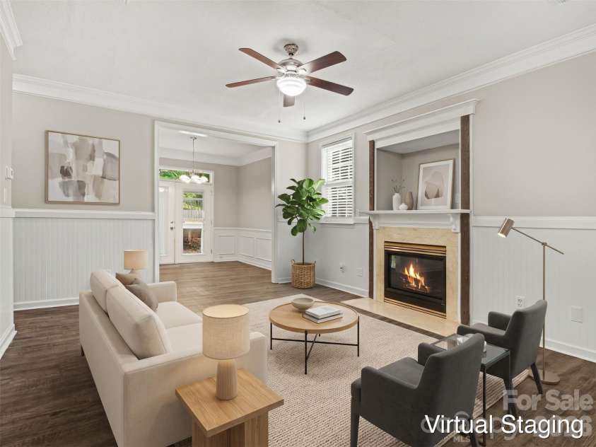 7524 Grabill Drive, Charlotte, NC 28269.  MLS# CAR4391339, YatesRealty ID 37007. Virtually Staged