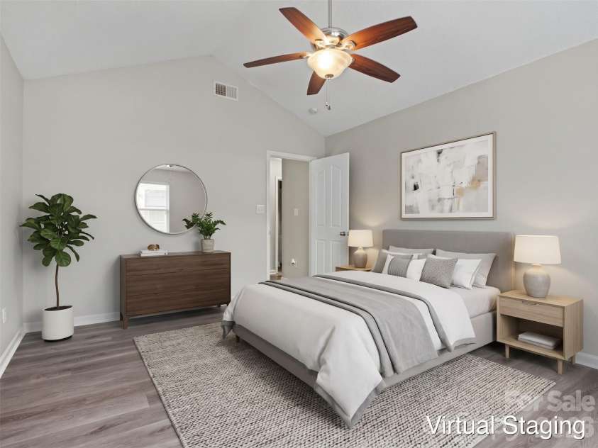 7524 Grabill Drive, Charlotte, NC 28269.  MLS# CAR4391339, YatesRealty ID 37007. Virtually Staged
