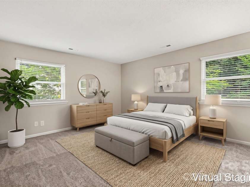 11613 Rimrock Canyon Drive, Charlotte, NC 28226.  MLS# CAR4393969, YatesRealty ID 37009. Virtually staged