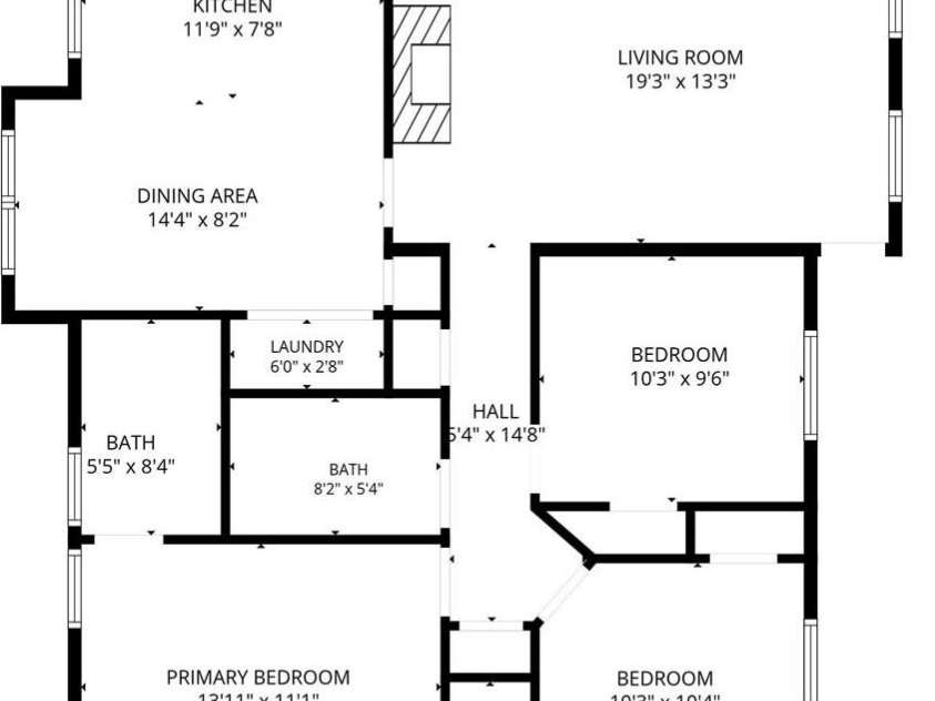 8313 Houndstooth Drive, Charlotte, NC 28227.  MLS# CAR4401386, YatesRealty ID 37018. 
