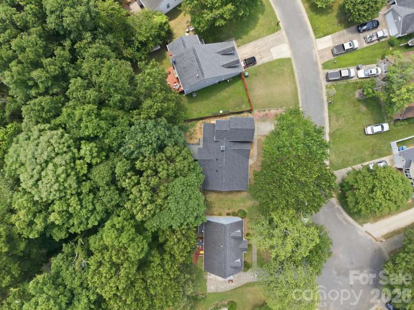 8313 Houndstooth Drive, Charlotte, NC 28227.  MLS# CAR4401386, YatesRealty ID 37018. Arial