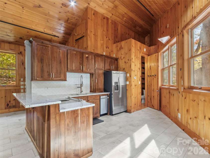 191 Fork Road, Burnsville, NC 28714.  MLS# CAR4355086, YatesRealty ID 37045. Guest house Kitchen