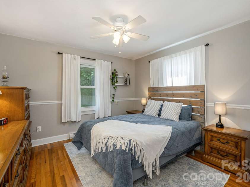 419 Big Bend Road, Brevard, NC 28712.  MLS# CAR4398775, YatesRealty ID 37046. Primary Bedroom