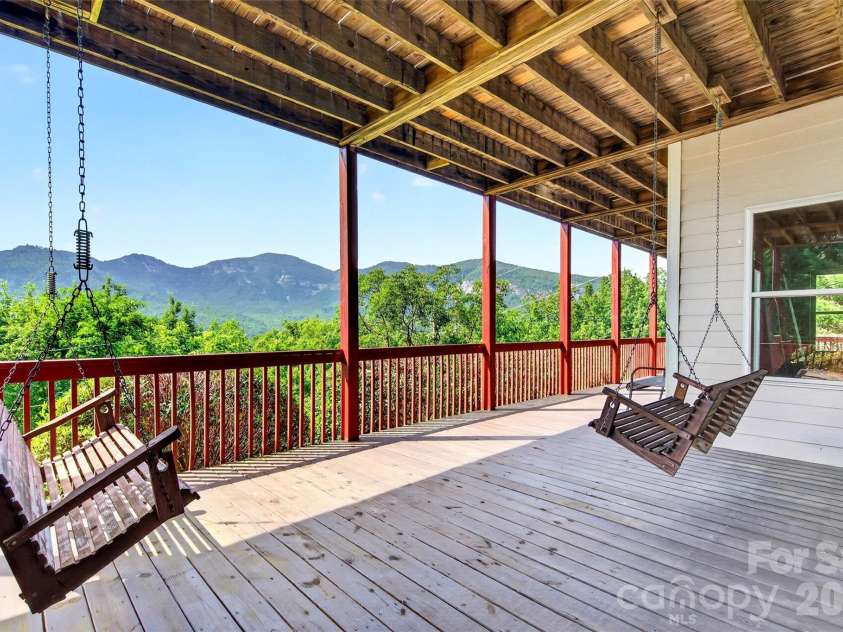 227 Sidney Lanier Drive, Lake Lure, NC 28746.  MLS# CAR4400110, YatesRealty ID 37052. Great views from the lower deck as well