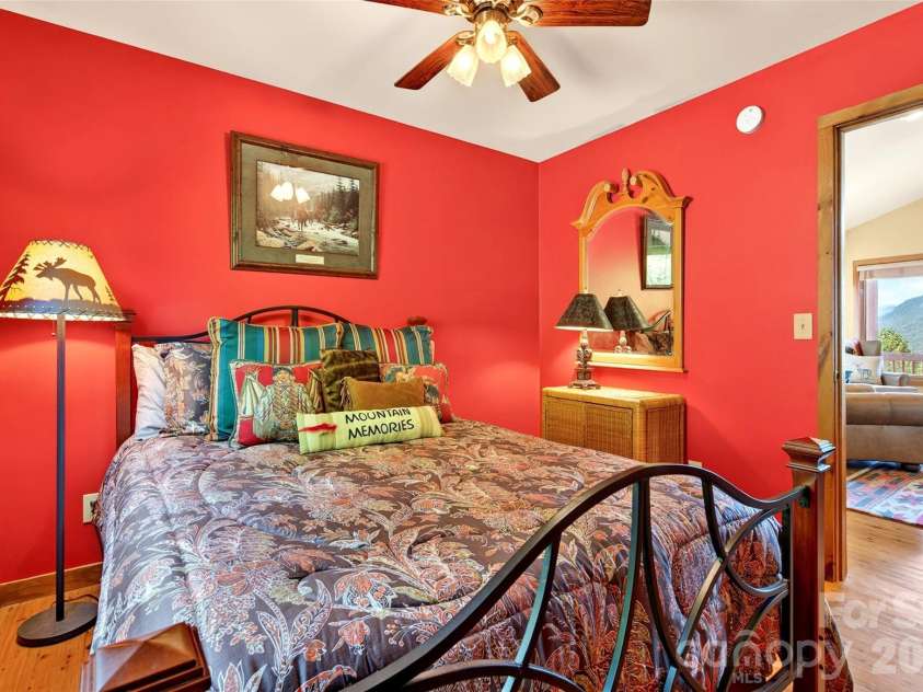 227 Sidney Lanier Drive, Lake Lure, NC 28746.  MLS# CAR4400110, YatesRealty ID 37052. Guest room