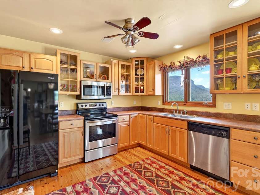 227 Sidney Lanier Drive, Lake Lure, NC 28746.  MLS# CAR4400110, YatesRealty ID 37052. New Fridge 2026