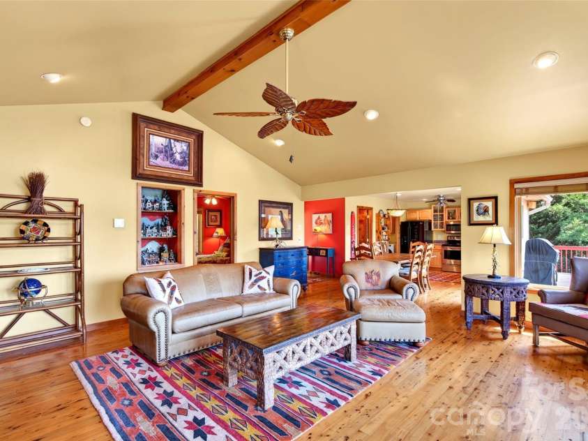 227 Sidney Lanier Drive, Lake Lure, NC 28746.  MLS# CAR4400110, YatesRealty ID 37052. Open floor plan