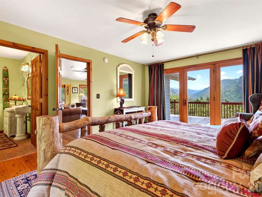 227 Sidney Lanier Drive, Lake Lure, NC 28746.  MLS# CAR4400110, YatesRealty ID 37052. Wake up to these views