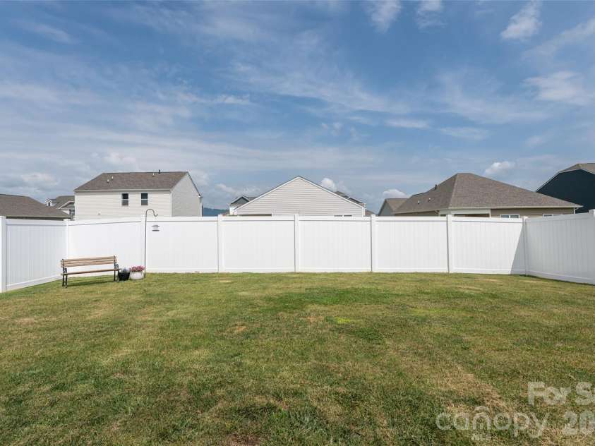 197 Wheatfield Road, Fletcher, NC 28732.  MLS# CAR4398770, YatesRealty ID 37057. Fenced backyard