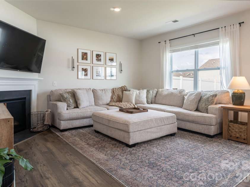 197 Wheatfield Road, Fletcher, NC 28732.  MLS# CAR4398770, YatesRealty ID 37057. Living Room