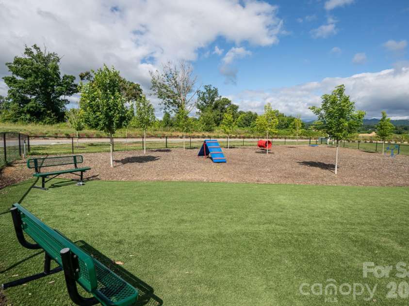 197 Wheatfield Road, Fletcher, NC 28732.  MLS# CAR4398770, YatesRealty ID 37057. Playground and dog park