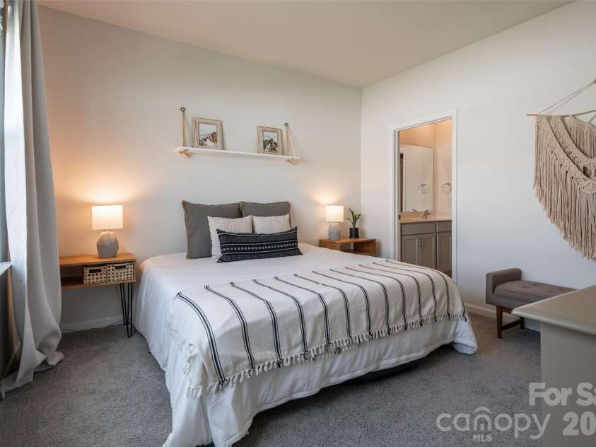 197 Wheatfield Road, Fletcher, NC 28732.  MLS# CAR4398770, YatesRealty ID 37057. Primary bedroom