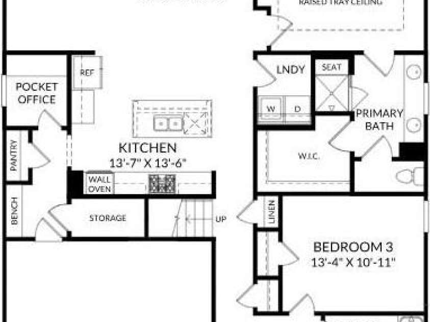 987 Exeter Drive, Sherrills Ford, NC 28673.  MLS# CAR4343027, YatesRealty ID 3706. Main Level