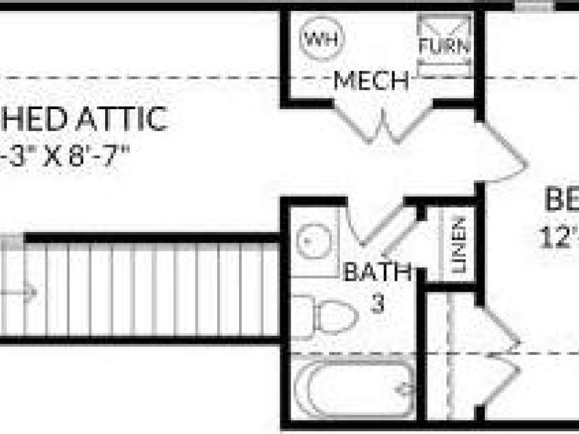 987 Exeter Drive, Sherrills Ford, NC 28673.  MLS# CAR4343027, YatesRealty ID 3706. Upper Level