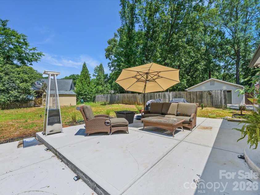 1401 Worcaster Place, Charlotte, NC 28211.  MLS# CAR4399075, YatesRealty ID 37070. Patio