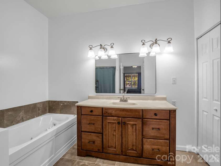 599 Old Henrietta Road, Forest City, NC 28043.  MLS# CAR4400651, YatesRealty ID 37087. Primary Bath