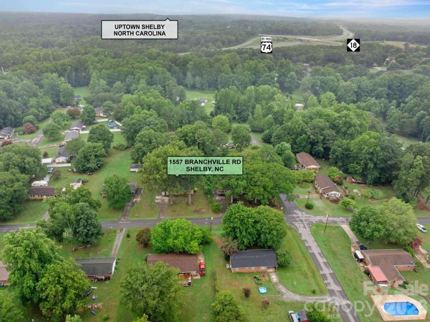 1557 Branchville Road, Shelby, NC 28150.  MLS# CAR4404443, YatesRealty ID 37088. 