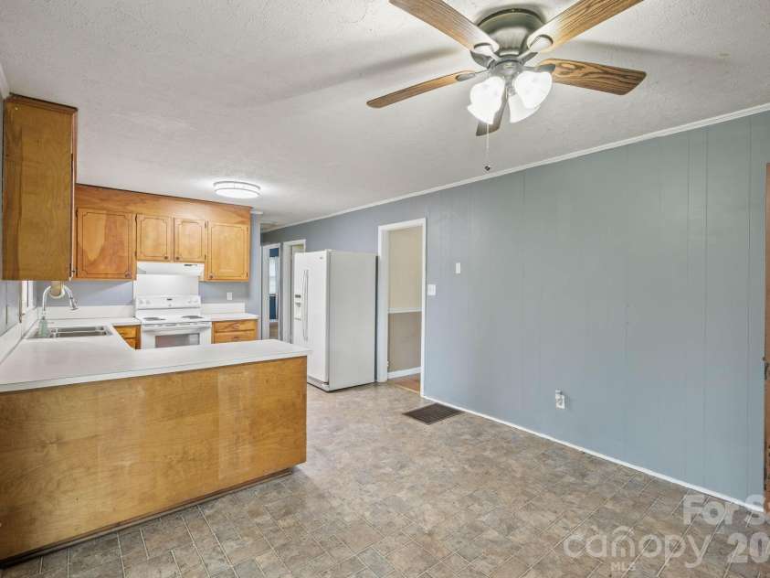 1557 Branchville Road, Shelby, NC 28150.  MLS# CAR4404443, YatesRealty ID 37088. Kitchen view 2 from the dining area