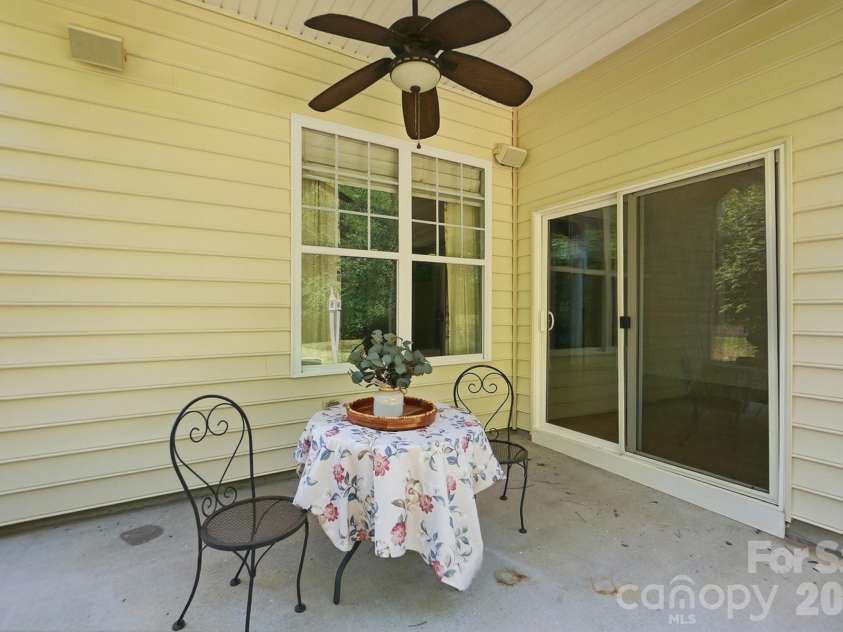 3076 Streamhaven Drive, Fort Mill, SC 29707.  MLS# CAR4403200, YatesRealty ID 37089. Covered Patio