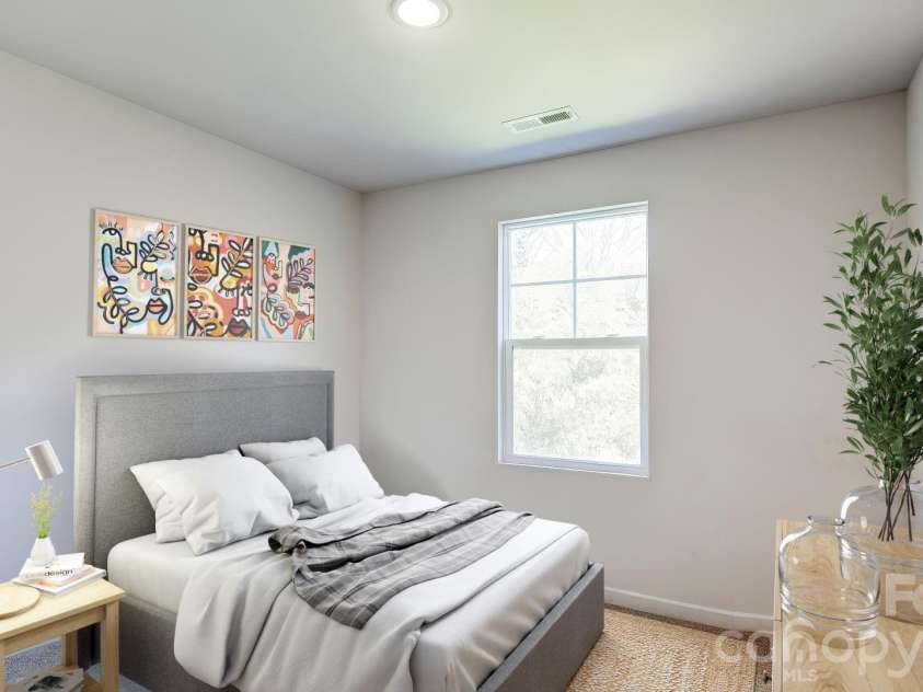 215 Putnam Street, Shelby, NC 28152.  MLS# CAR4356386, YatesRealty ID 3709. 2nd bedroom virtually staged