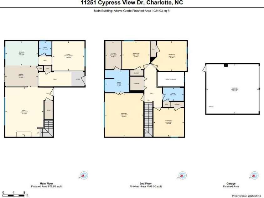 11251 Cypress View Drive, Charlotte, NC 28262.  MLS# CAR4404294, YatesRealty ID 37092. 