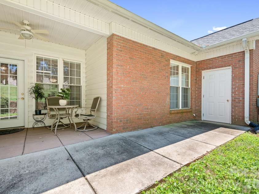 215 Knops Nob Road, Mooresville, NC 28115.  MLS# CAR4402529, YatesRealty ID 37098. Storage area off of back patio