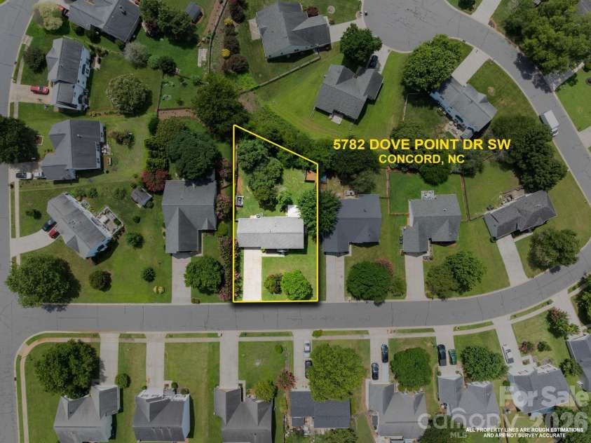 5782 Dove Point Drive, Concord, NC 28025.  MLS# CAR4402560, YatesRealty ID 37101. 