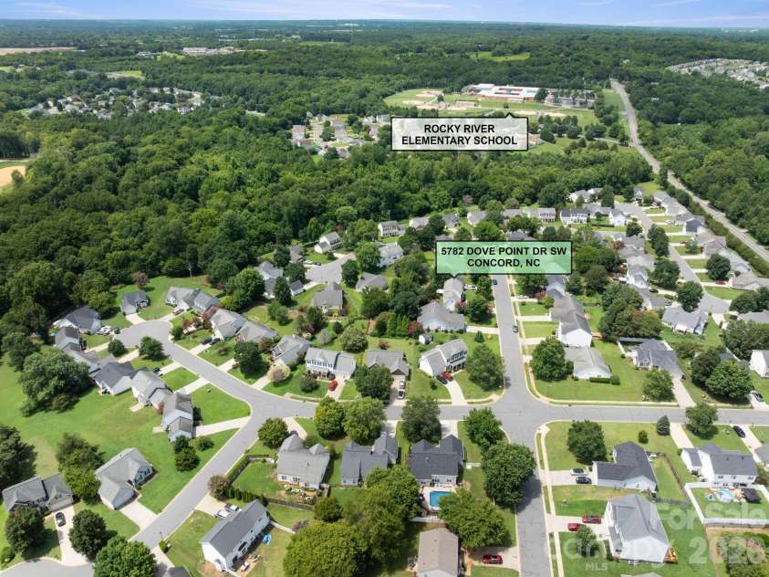 5782 Dove Point Drive, Concord, NC 28025.  MLS# CAR4402560, YatesRealty ID 37101. 