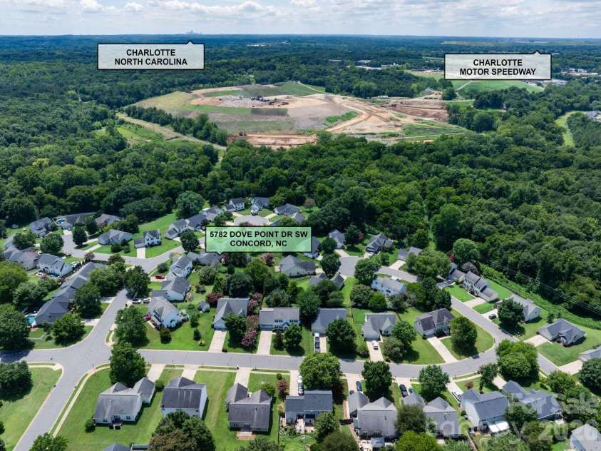 5782 Dove Point Drive, Concord, NC 28025.  MLS# CAR4402560, YatesRealty ID 37101. 