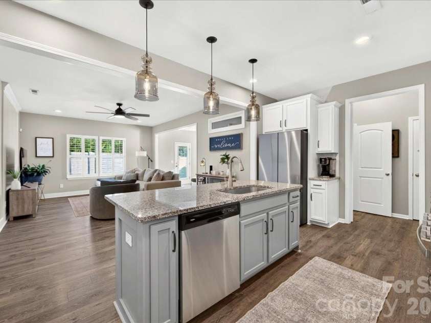 7585 Hartsfield Drive, Lancaster, SC 29720.  MLS# CAR4398685, YatesRealty ID 37108. Open Floor Plan
