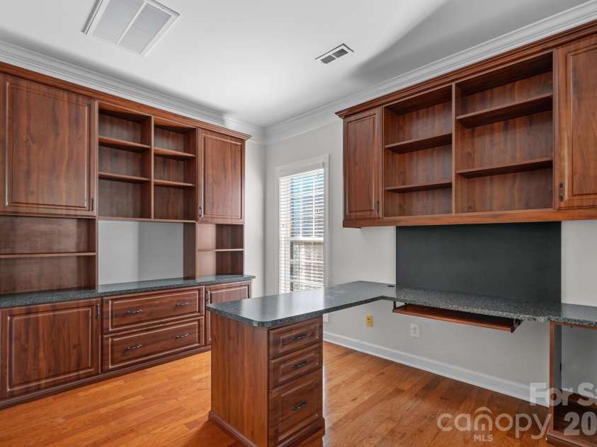 2305 Barrington Ridge Drive, Waxhaw, NC 28173.  MLS# CAR4394344, YatesRealty ID 37111. Home Office Main Level