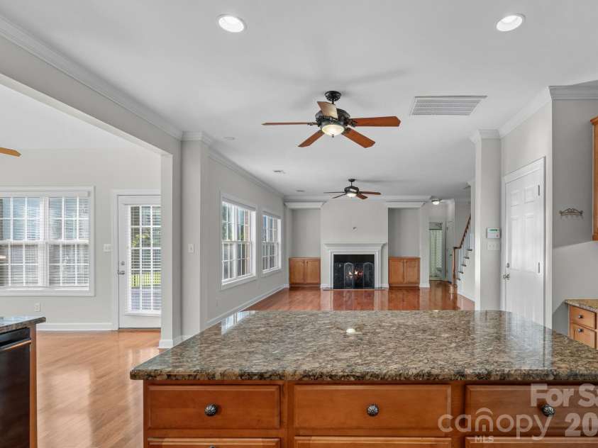 2305 Barrington Ridge Drive, Waxhaw, NC 28173.  MLS# CAR4394344, YatesRealty ID 37111. View from Kitchen