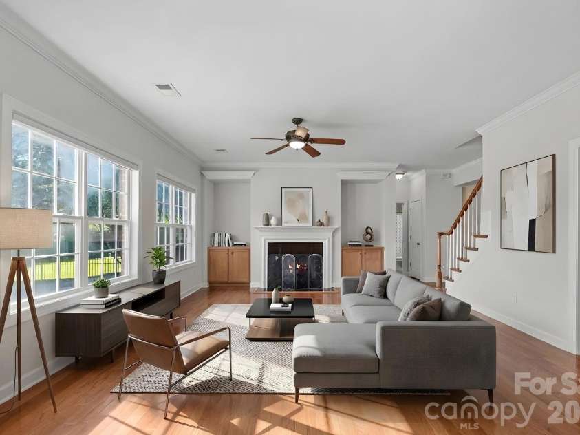 2305 Barrington Ridge Drive, Waxhaw, NC 28173.  MLS# CAR4394344, YatesRealty ID 37111. Virtually Staged Family Room