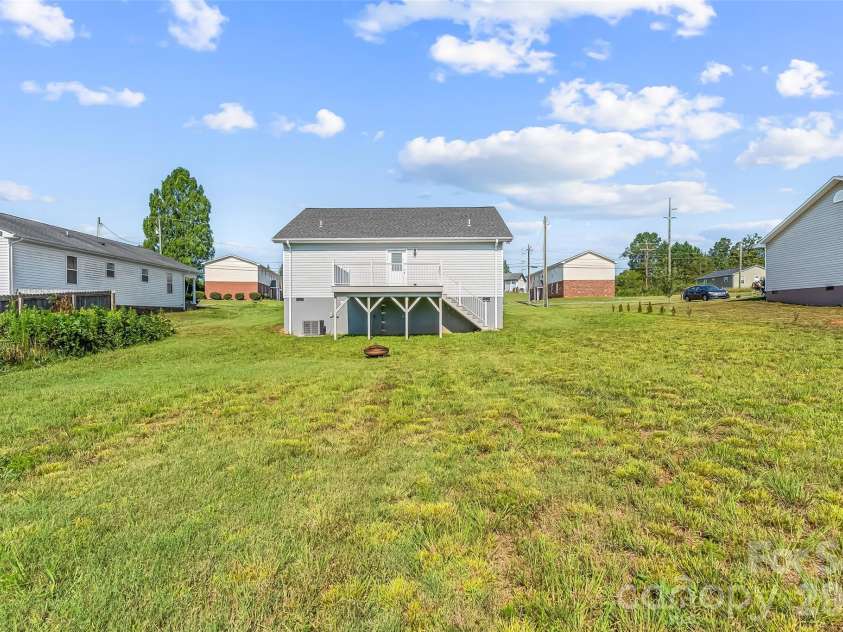 112 Elm Street, Morganton, NC 28655.  MLS# CAR4400689, YatesRealty ID 37117. Back of Home