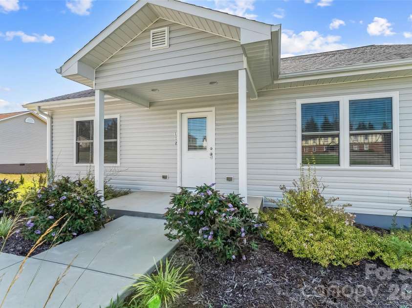 112 Elm Street, Morganton, NC 28655.  MLS# CAR4400689, YatesRealty ID 37117. Front of Home