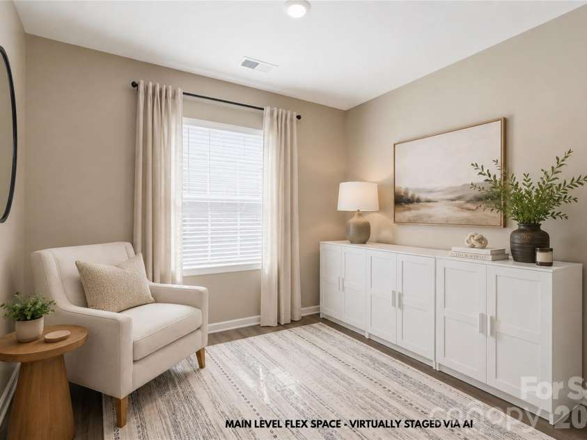 7572 Nolen Farm Drive, Gastonia, NC 28056.  MLS# CAR4402446, YatesRealty ID 37125. Flex Space - Main Level - Virtually staged