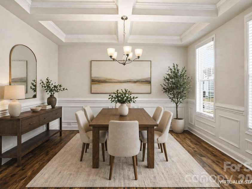 3025 Burnello Court, Iron Station, NC 28080.  MLS# CAR4356775, YatesRealty ID 3714. Dining Room or Flex space - virtually staged.