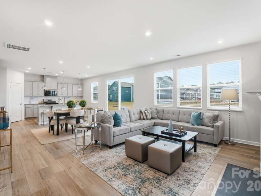 1421 Honey Trail Street, Monroe, NC 28112.  MLS# CAR4338488, YatesRealty ID 3715. Kitchen/breakfast and gathering room