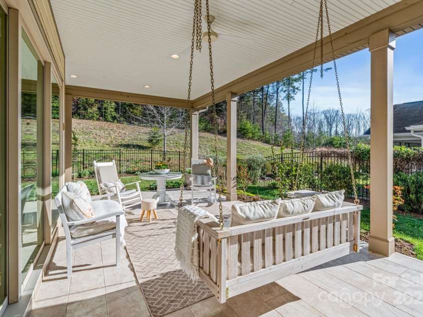 7127 Hanging Rock Court, Denver, NC 28037.  MLS# CAR4232308, YatesRealty ID 3716. Covered Rear Patio