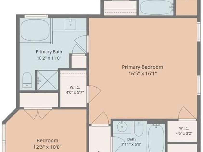 11705 Kingsley View Drive, Charlotte, NC 28277.  MLS# CAR4432126, YatesRealty ID 37176. Upper level floor plan