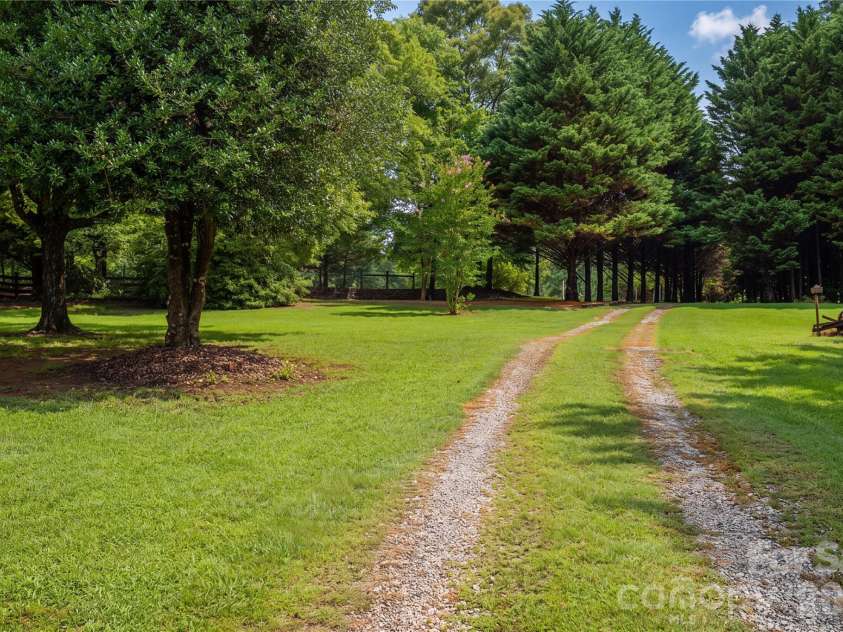 3323 Sadler Road, Alexis, NC 28006.  MLS# CAR4403471, YatesRealty ID 37191. Driveway exit from house